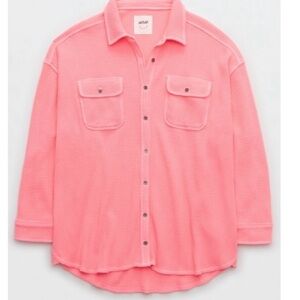 Aerie LumberJane Waffle Shirt
